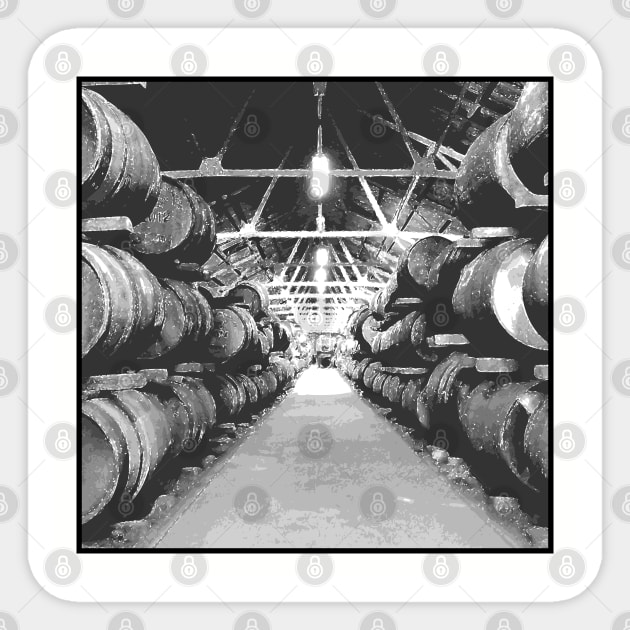 Whisky Dunnage Warehouse Sticker by AtlanticConnection